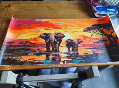 Canvas painting