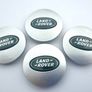 1set LAND ROVER Silver with Green logo 63mm Alloy Wheel Center Caps cap Hub Cover 63 Land L322 Image 2