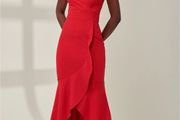 New Jolie Moi Red Occasion dress size UK 10