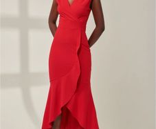 New Jolie Moi Red Occasion dress size UK 10