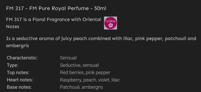Only 1 Each!! Brand New FM Perfume & Aftershave