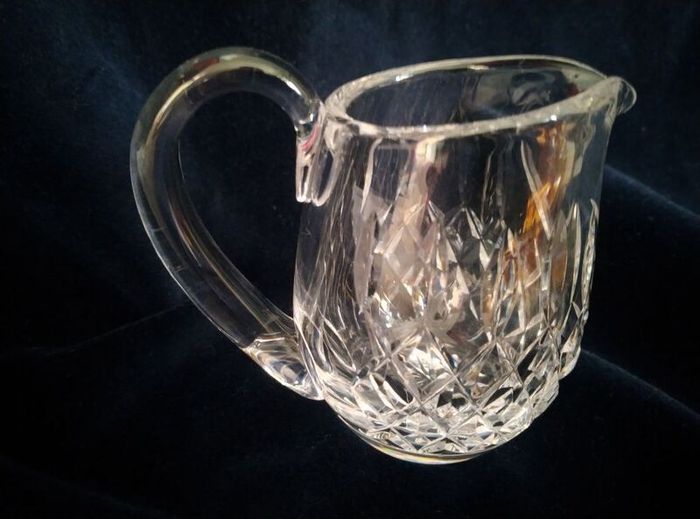 glass jug ,  crystal jug