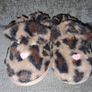 Brand New River Island Fluffy Leopard Print Sling Back Slippers - Size - C9 - RRP - 14.00 - Sterling - 19.99 - Euro Image 6