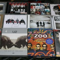 U2 Collection CDs and DVDs