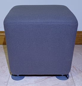 Steelcase Light Grey Pouf