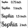 Personalised vinyl decal name stickers school lunchbox bottle notebook iPad Image 4
