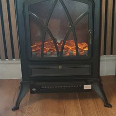 Black Electric Stove fire 415mm x 548mm