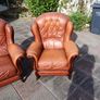Real Leather Armchairs Image 2