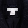 H&M Black Pinstripe Double Breasted Tailored Blazer Jacket 10UK/38EU Image 2