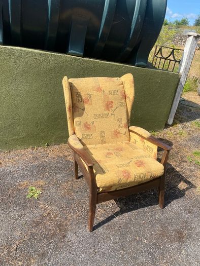 Vintage Fireside Wing Chair