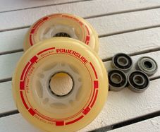 Powerslide Fothon Race 80mm 82A Wheels + Bearings
