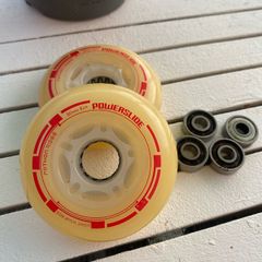 Powerslide Fothon Race 80mm 82A Wheels + Bearings