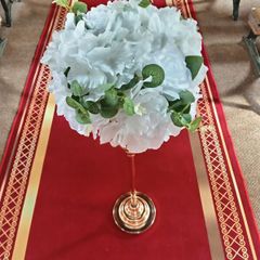 White Rose Flower Centerpieces