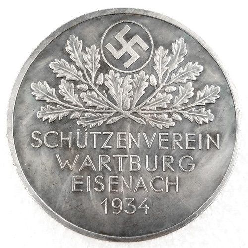 Ww2 Mark German Coin  Hitler Luftwaffe Swastika Nazi Warplane  Reichsmark