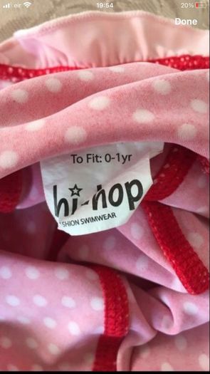 Girls hat 0/12 mths