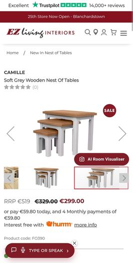 nest of tables