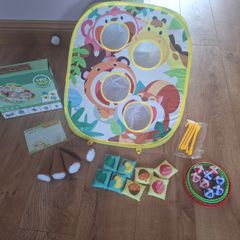 4-in-1 Bean Bag Ring Tossing Game Set