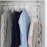 IKEA KOMPLEMENT Multi-use hanger, beige scarf, tie, accessory tidy Image 3