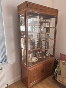 Solid Rosewood Display Cabinet - 20% off