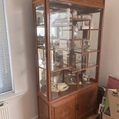 Solid Rosewood Display Cabinet