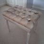 Velour Head board & matching dressing table stool Image 3