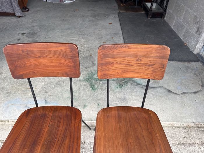 Antique Walnut Chairs x 2
