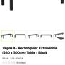 Outdoor Table Vegas XL Extendable Table (260 x 300cm) Image 2