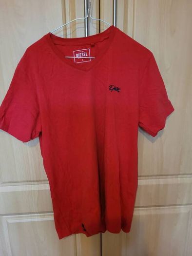 Mens Diesel Red Tshirt