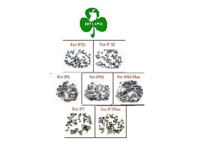 For Apple iPhone 5S / SE/ 6/ 6S/ 6S PLUS/ 7/ 7 PLUS Screws Set Repair Replacement Fix Full Complete New