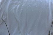 zara mens cream round neck jumper size meduim