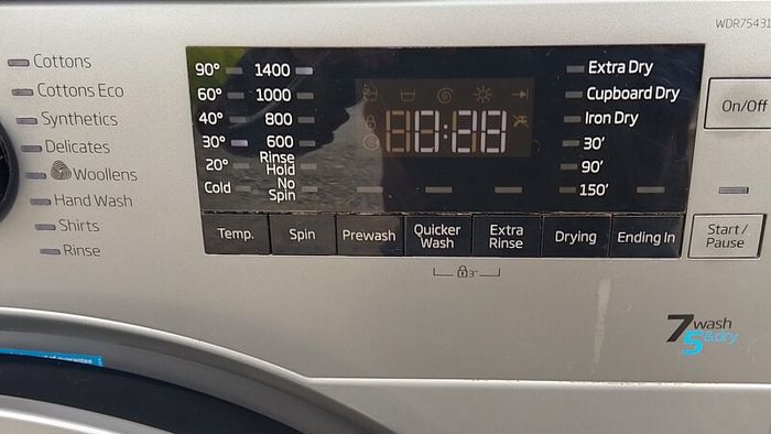 Beko washer dryer grey and Kenwood microwave