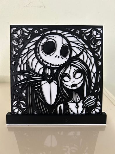 Jack & Sally Decorative Panel