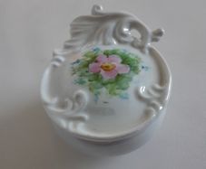 TRINKET POT - Porcelain  - Floral Design