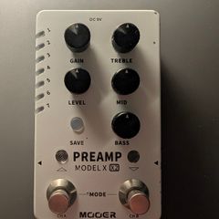Mooer preamp model X2 guitar pedal