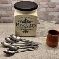 Kitchen Bundle Biscuit Jar Spoons Ice cream Bowl Mug