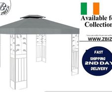 Gazebo 3 x 3m Canopy Replacement Cover,2-Tier Roof Top Covers