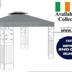 Gazebo 3 x 3m Canopy Replacement Cover,2-Tier Roof Top Covers