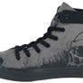 Men's Black Premium Skull High Trainers in Size 11 (45) (Brand New in the Box) Image 2