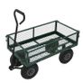 Heavy Duty Metal Green Garden Cart Utility Trolley NEW Image 6