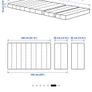 IKEA Pink Minnen Extendable Kids Bed and Mattress Image 8