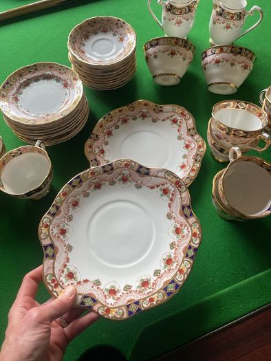Royal Tara Fine Bone China 42 piece Tea Set -