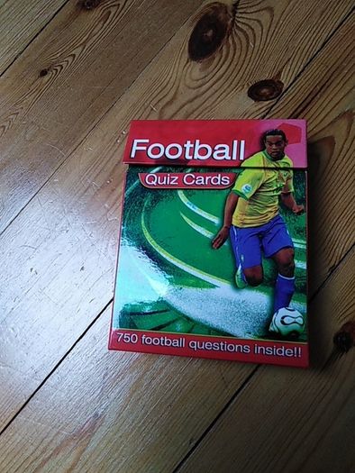 Football quiz cards - from 2007