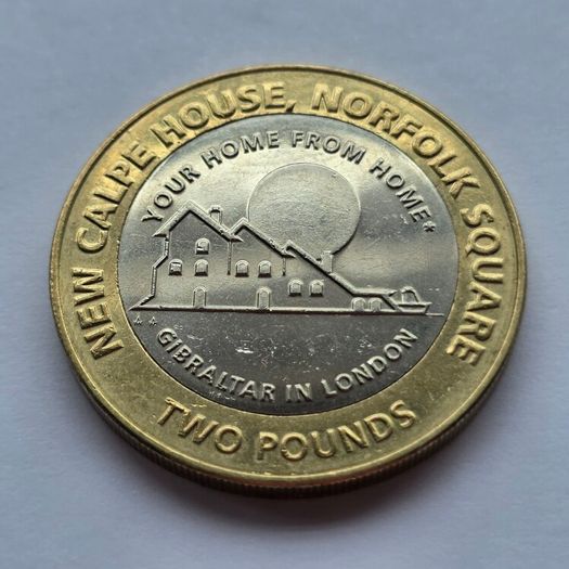 Gibraltar 2 Pound Coin 2018 - Calpe House UNC