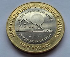 Gibraltar 2 Pound New Calpe House Commemorative Coin