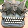 Oliver London Green Typewriter / Old and Industrial Deco / Vintage Decoration/ Teen Bedroom and Office / Museum Collection Image 8