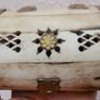 Vintage Ottoman Style Camel Bone and Brass Trinket Box 10cm x 7,5cm H 5cm Image 10