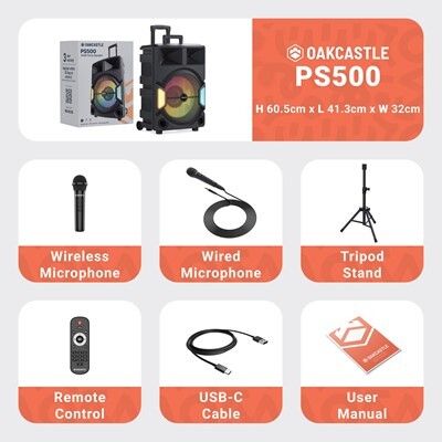 Bluetooth Speaker 150W Rechargeable