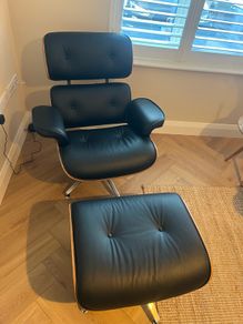Eames Style Chair & Ottoman