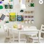 Ikea pegboard including wall attachments and accessories Image 5
