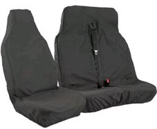 New. Heavy Duty Waterproof Black Van Seat Covers 2+1 For Peugeot Partner/ Berlingo (free Delivery)